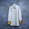 Женские блузки Dldenghan Summer Cotton Jacquard Blous