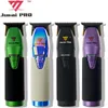 Jucai Pro Professional Electric Hair Clipper Ultra-Shin 0 Pitch Engroving Electric Trimming 7200 دورة في الدقيقة صالون شحن لامع 240412