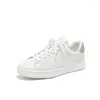 Casual schoenen Beautoday witte sneakers vrouwen echte koe leer bling decoratie lente dames handgemaakt 29253