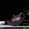 Zestawy herbaciarskie ręcznie robiony garnek do herbaty oznaczony prawdziwy Yixing Zisha Purple Grit Antique Style Kungfu Authentic Oryginalny Oree Ore Big 390 ml na temat sprzedaży