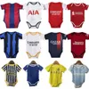 2023/24 BABY Soccer Jersey 2024 Lewandowski Son Bellingham Mbappe Chiesa Kit per bambini di calcio 9-18 mesi