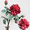 الزهور الزخرفية محاكاة Jiaobian Peony Garden Wedding Handheld Flower Home Table Windown Decoration Micro