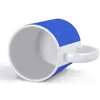 Tazas Color sólido simple Royal Blue-Ozcushions tiene más de 60 azules para navegar por la taza blanca de la taza de café Regalo té Copa de leche azul