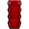 Vasos Design de cilindro minimalista moderno Estilo nórdico criativo Luxury Red Ikebana Decoration Maisons Decoração de escritório WZ50HP