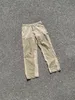 Patchwork Jeans Mężczyźni Kobiety Najlepsza jakość dżinsowe spodnie Khaki prawdziwe zdjęcia