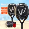 Camewin Spesso di carbonio 3K Materiale 3K Cage trasparente Tennis Racket Beach Highquality Shooting Womanman Mensbag 240401