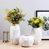 Vases moderne en marbre simple vase créatif décoration de fleurs en céramique nordique maison modélisée soft