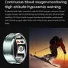 Mode frisk smart ring hjärtfrekvens blod syre termometer fitness tracker smart finger digitala ringar för män kvinnor gåva 240408