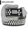 2022 디자이너 벨트 시몬 벨트 남성 여성 반짝이는 다이아몬드 벨트 검은 색 Cintura uomo boosluxurygoods mfx26608607875