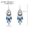 Dangle Earrings Beads Ethnic Women Vintage Bohemian Charms Tassel Drop Jhumka Gypsy Statement Pendant Feminina