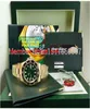 豪華な腕時計新しいサファイアグリーンインデックス116718 IIセラミック自動メンズメン039S時計オリジナルボックスファイル6836157