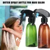 Botellas de almacenamiento 200 ml de peluquería para botellas de botella de salón de barbero rociador de agua de agua de maquillaje transparente peinado plástico portátil