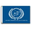 Federação dos Planetas da United Flags Banner Tamanho 3x5ft 90*150cm com ilhó de metal, bandeira ao ar livre9164135