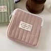 Cosmetic Bags Flower Pendant Sanitary Napkin Storage Bag Cute Ox Cloth Korean Style Small Item Girls