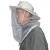 Bérets Mosquito avec Net Hidden Hat / Bug Face Head Shield / Bee Beekeeper Protection Veil / Garden Yard Yard Outdoor Gnats Cover