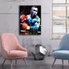 Mike Tyson Poster Alec Graffiti Wall Art Boxing Canvas Prints Street Art Painting Abstract Wall Pictures for Living Room Modern Home Decor