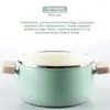 Table Mats Japanese Enamel Milk Pot Soup Baby Food Induction Cooker Universal Cookware Fashionable And Simple