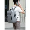 Backpack Large Oxford Men Laptop 15,6 17 -calowe torby na szkołę studenckie dla nastolatków USB ładowanie plecak