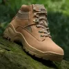 Boots Outdoor Military Tactical Light Boots Microfiber Waterproof Wearresistant Shock Absorption Hiking Climbing Unisex Low Help Shoe