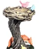 Garden Decorations Resin Feeder Bird Bath Bowl For Patio Courtyard Lawn