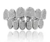 single tooth grill Diamond Braces Vampire Teeth Hip Hop Personality Fangs Teeth Gold Silver Teeth Womenmen Dental Grills Jewelry659626590