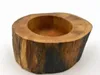 Candle Holders Original Candlestick Litchi Natural Wood Small