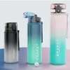 Water Bottles Reusable Cup Gradient Color Bpa-free Leak-proof Bottle For School Travel Sport Girls Outdoor Drinking Mug