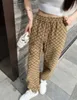 24 Women's Jeans Summer New Casual Pants Flower Pattern Decoration/High Quality/Two Color 402