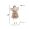 Decoratieve beeldjes Plush Girl Angel Pendant Festival Ornament Home Decor Christmas Decoratie Verjaardagsfeestje Wedding Kerstmis Gift