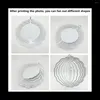 Decoratieve beeldjes 6pack 10 inch sublimatie Wind Spinner BLANKS 3D spinners hangend voor binnensoortuindecoratie