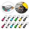 Rings 12pcs 1/4inch Hex Shank Screwdriver Bits Holder Extension Bar Keychain Screw Adapter Drill Bits Holder (6 Colors)