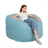 Крышка стулья бобовые сумки без заполнения гостиной круглый диван ткань ленивый отдых мебель долговечная удобная крышка