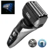 Shavers Kemei 3Speed Electric Shaver for Men Rasage de rasage électrique à rasage sec de la machine 4Blade 4blade