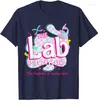 Koszulki kobiet retro Lab Tydzień 2024 Tech Team Care Care MLS MLT Scientist Top Histology Technolog Graphic Tee