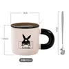 Tasses dessin animées de café en céramique tasse expresso tasses parfaites pour le thé latte boisson fine filles cadeau