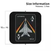 Bord Mattor MiG-29 Fulcrum Luftwaffe Patch Wasters PVC Leather Placemats Icke-halkisolering Kaffemattak Kök Matkuddar Set av 4