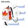 Backpack Student Bag Canada Day Illustration Parent-child Lightweight Couple Laptop