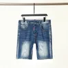 Mentes courtes courtes trous droits pantalons denim serrés décontracté bleu d'été italie jeans jeans jeans concepteurs jeans masculins Hippop broderie strewear streetwear en gros hommes 69