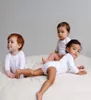 2020 7pcslot unisex baby pojke flickor kläder bomull barn kläder nyfödda romer