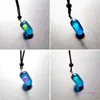 Colliers pendants Collier de résine lumineux Bijoux de mode Ajustement à la main Gift d'anniversaire de méduse fait à la main pour femmes Men Dropship