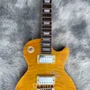 I Stock Custom Shop Gary Moore Peter Green Flame Maple Top Relic Electric Guitar Tribute i åldern 1959 rökt Sunburst