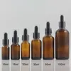 Garrafas de armazenamento Design de 10 ml garrafa de gotas de vidro para óleo essencial Mini viagens com tampa clara
