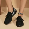 Casual Shoes Female On Sale 2024 Lace Up Women Vulcanize Autumn Breathable Mesh Outdoor Walking Flat