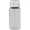 Bouteilles de rangement 7 ml 100pcs Verre Verture VIDE VIDE LIQUIDE CONTENEUR COSMÉTIQUE CELAGE CALLE ALUMINUM VIS CAP