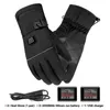 Gants de cyclisme électriques chauffés avec 3 niveaux 4000mAh Batterie rechargeable de chaleur alimentée hiver