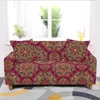 Stoelbedekkingen Mandala Sofa Cover Boheemse L-Shape Porselein Sectional Elastische Stretch Slipcovers voor woonkamer bank 1/2/3/4 stoel