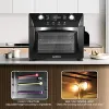 Fryers 10in1 four de convection, 24qt Air Fryer Combo, Countertop Air Fryer Toaster Four avec rôtissoire déshydrateur