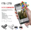 Adapter Lenovo 2TB 1TB Usb 3.0 Flash Drive for iPhone with 2 in 1 USBA to Lightning interface usb3.0 pendrive 2TB for Iphone Ipad