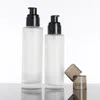 Storage Bottles 100PCS A Lot Refillable Perfume Bottle Mist Spray 120 Ml Clear Frosted Natural Lotion Cosmetic Packaging