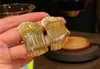 Lampadario in stile europeo e americano 24k oro vero oro più curvo orecchini disossati di nappa inosservato Sense di nicchia di nicchia ladies2657190195